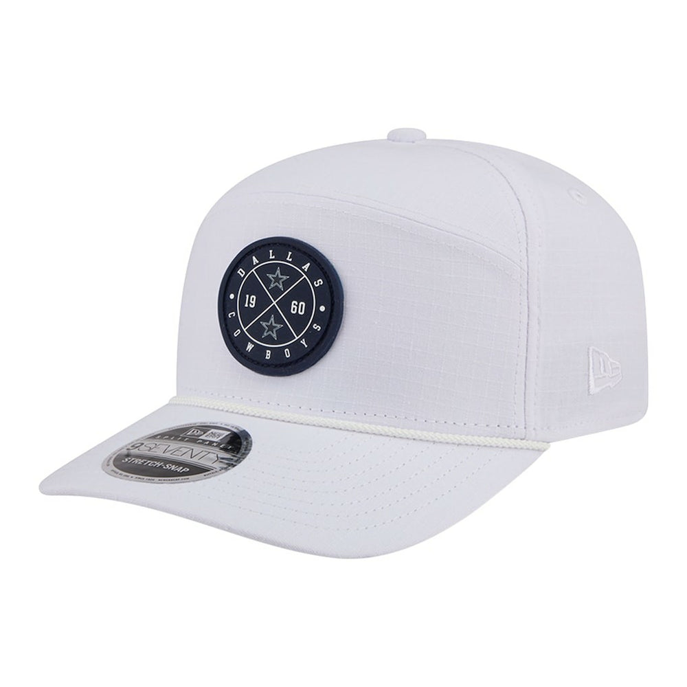 Dallas Cowboys New Era Quick Strike Split Panel 9SEVENTY Stretch-Snap Hat - White - NFL