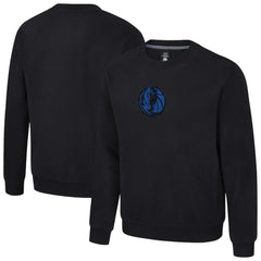Dallas Mavericks Stadium Essentials Unisex Club Level Chenille Sweatshirt Black