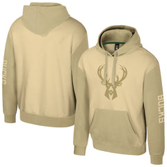 Milwaukee Bucks Stadium Essentials Unisex Rafters Burst Hoodie Khaki