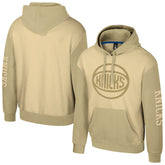 New York Knicks Stadium Essentials Unisex Rafters Burst Hoodie Khaki