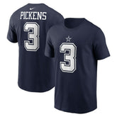 George Pickens Dallas Cowboys Name & Number T-Shirt - Navy - Nike
