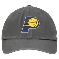 47 brand Indiana Pacers '47 Primary Logo Clean Up Adjustable Hat Charcoal