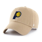 47 brand Indiana Pacers '47 Primary Logo Clean Up Adjustable Hat Khaki