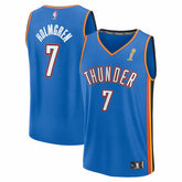Fanatics Chet Holmgren Oklahoma City Thunder 2025 NBA Finals Champions Fast Break Replica Player Jersey Blue Icon Edition