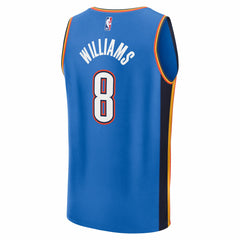 Fanatics Jalen Williams Oklahoma City Thunder 2025 NBA Finals Champions Fast Break Replica Player Jersey Blue Icon Edition