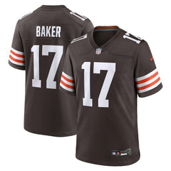 Jerome Baker Cleveland Browns Team Game Jersey - Brown - Nike