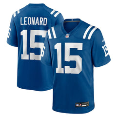 Riley Leonard Indianapolis Colts Team Game Jersey - Royal - Nike
