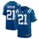 DJ Giddens Indianapolis Colts Team Game Jersey - Royal - Nike