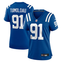 JT Tuimoloau Indianapolis Colts Women's Team Game Jersey - Royal - Nike