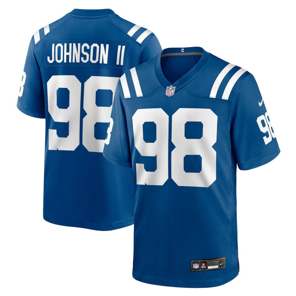 Eric Johnson II Indianapolis Colts Team Game Jersey - Royal - Nike