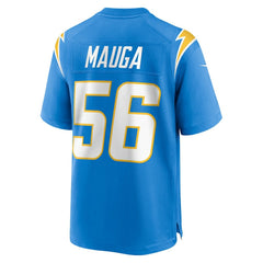 Kanai Mauga Los Angeles Chargers Team Game Jersey - Powder Blue - Nike
