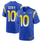 Britain Covey Los Angeles Rams Team Game Jersey - Royal - Nike