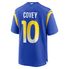 Britain Covey Los Angeles Rams Team Game Jersey - Royal - Nike