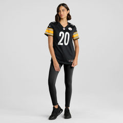 Kaleb Johnson Pittsburgh Steelers Women's Team Game Jersey - Black - Nike