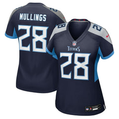 Kalel Mullings Tennessee Titans Women's Team Game Jersey - Navy - Nike