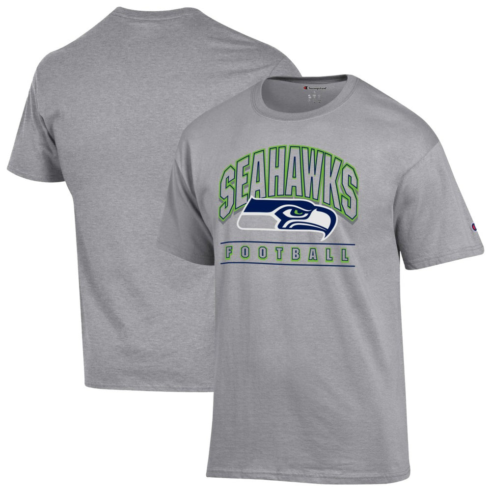 Seattle Seahawks Champion Football T-Shirt - Heather Gray - NFL