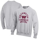 Washington Commanders Champion Reverse Weave Fleece Pullover Sweatshirt - Heather Gray - NFL