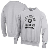 Las Vegas Raiders Champion Reverse Weave Fleece Pullover Sweatshirt - Heather Gray - NFL