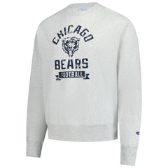 Chicago Bears Champion Reverse Weave Fleece Pullover Sweatshirt - Heather Gray - NFL