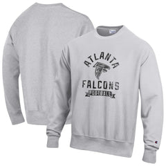 Atlanta Falcons Champion Reverse Weave Fleece Pullover Sweatshirt - Heather Gray - NFL