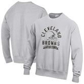 Cleveland Browns Champion Reverse Weave Fleece Pullover Sweatshirt - Heather Gray - NFL