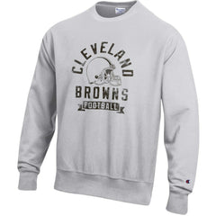 Cleveland Browns Champion Reverse Weave Fleece Pullover Sweatshirt - Heather Gray - NFL
