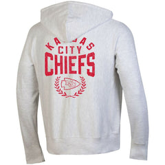 Kansas City Chiefs Champion Reverse Weave Full-Zip Hoodie - Heather Gray - NFL