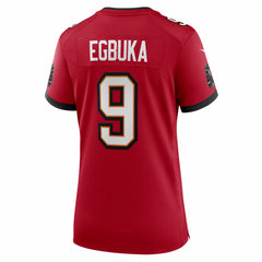 Emeka Egbuka Tampa Bay Buccaneers Women's 50th Season Team Game Jersey - Red - Nike