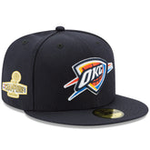 New Era Oklahoma City Thunder 2025 NBA Finals Champions Side Patch 59FIFTY Fitted Hat Navy