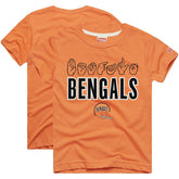 Cincinnati Bengals Homage Youth Love Sign x ASL 2.0 Tri-Blend T-Shirt - Orange - NFL