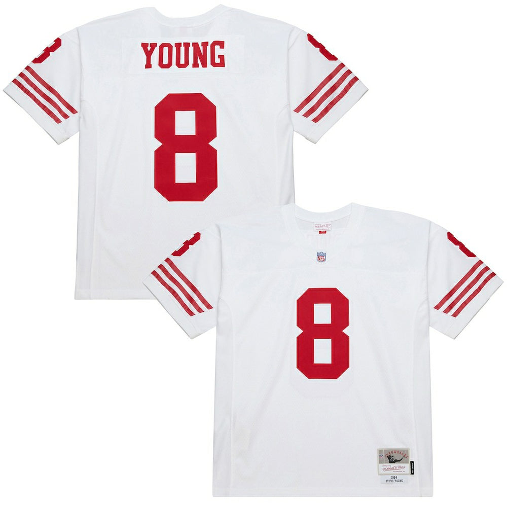Steve Young San Francisco 49ers 1994 Legacy Replica Jersey - White - Mitchell & Ness