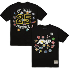 Mitchell & Ness x NBA x AMP T-Shirt Black