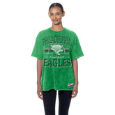 Philadelphia Eagles New Era Women's Throwback Oversized T-Shirt - Kelly Green - NFL