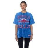 Buffalo Bills New Era Women's Throwback Oversized T-Shirt - Royal - NFL
