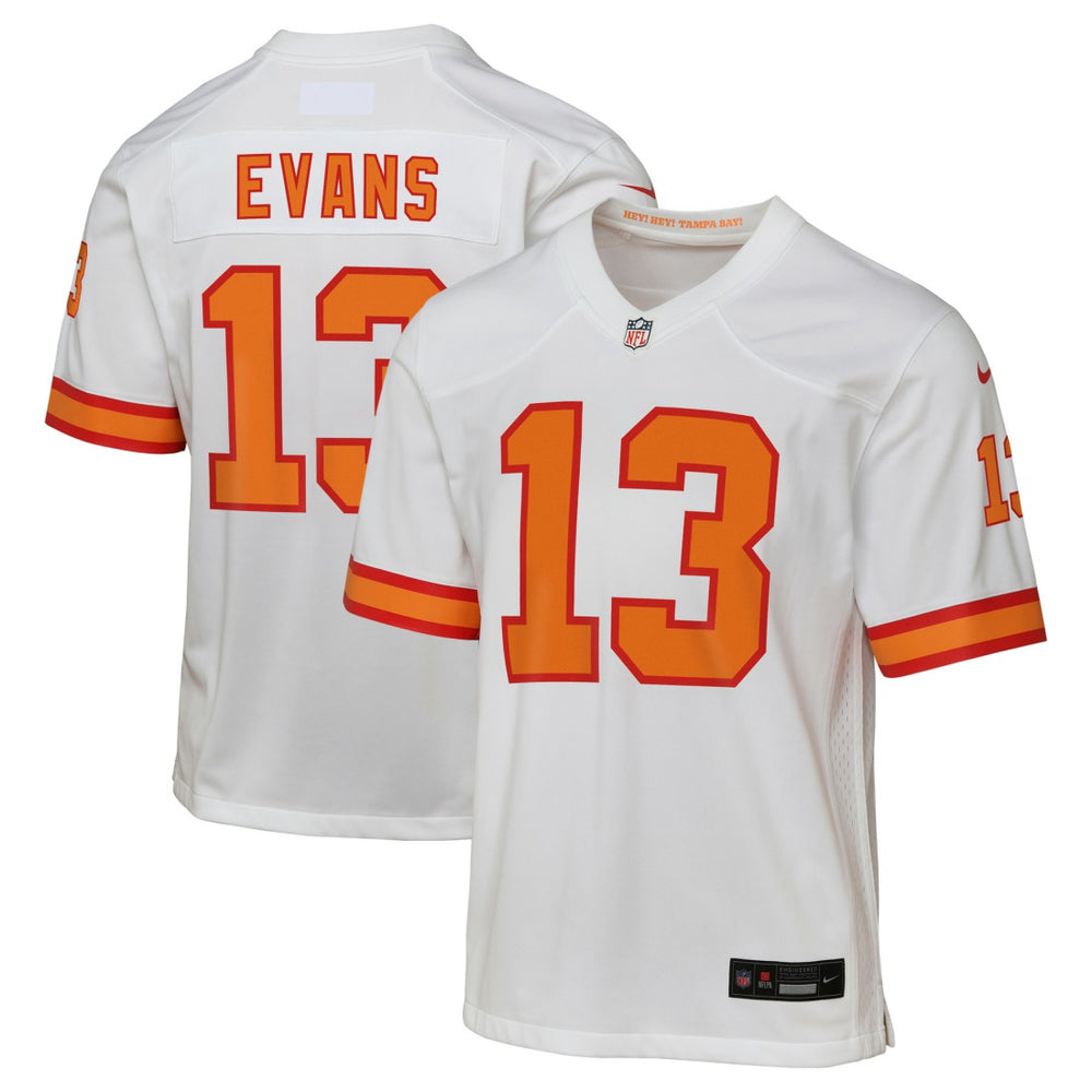 Mike Evans '76 Tampa Bay Buccaneers Youth Game Jersey - White - NFL