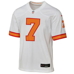 Bucky Irving '76 Tampa Bay Buccaneers Youth Game Jersey - White - NFL