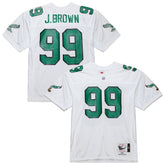 Jerome Brown Philadelphia Eagles 1991 Authentic Throwback Retired Player Jersey - White - Mitchell & Ness