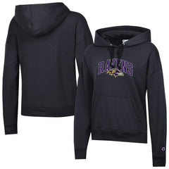 Baltimore Ravens Champion Women's Powerblend Hoodie - Black - NFL