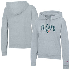 Houston Texans Champion Women's Powerblend Hoodie - Heather Gray - NFL