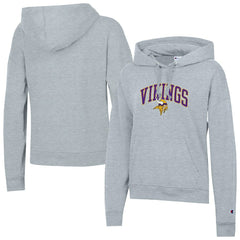 Minnesota Vikings Champion Women's Powerblend Hoodie - Heather Gray - NFL