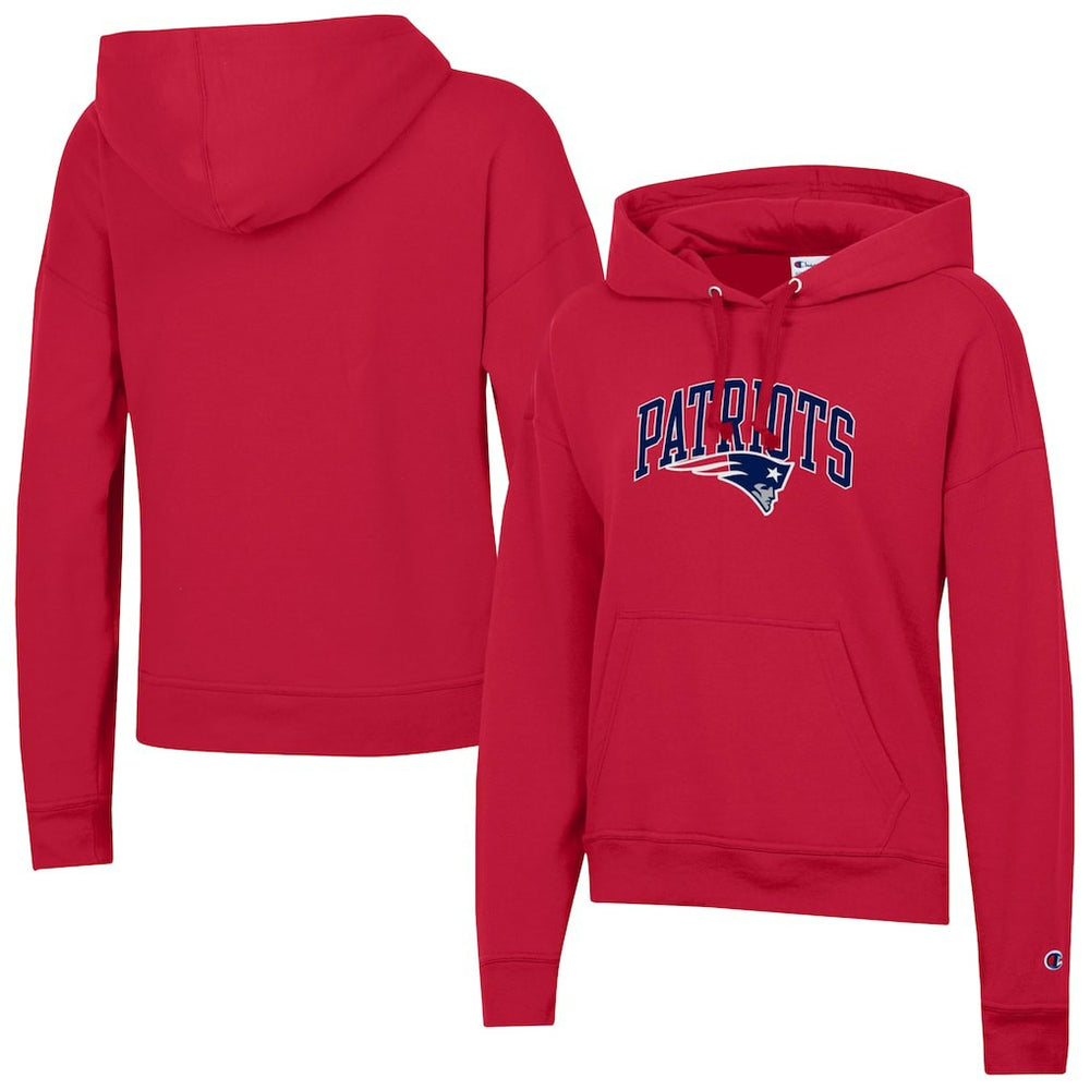 New England Patriots Champion Women's Powerblend Hoodie - Red - NFL