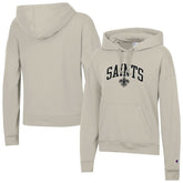 New Orleans Saints Champion Women's Powerblend Hoodie - Natural - NFL