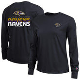 Baltimore Ravens Champion Women's Core Long-Sleeve T-Shirt - Black - NFL