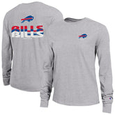 Buffalo Bills Champion Women's Core Long-Sleeve T-Shirt - Heather Gray - NFL