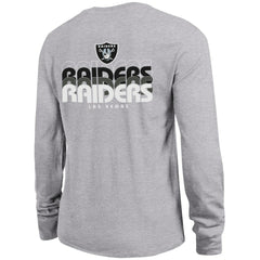 Las Vegas Raiders Champion Women's Core Long-Sleeve T-Shirt - Heather Gray - NFL