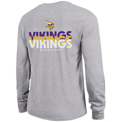Minnesota Vikings Champion Women's Core Long-Sleeve T-Shirt - Heather Gray - NFL
