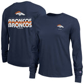 Denver Broncos Champion Women's Core Long-Sleeve T-Shirt - Navy - NFL
