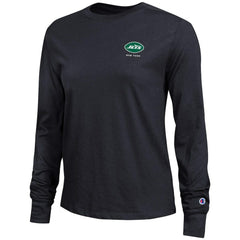New York Jets Champion Women's Core Long-Sleeve T-Shirt - Black - NFL