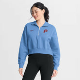 Philadelphia Phillies Nike Women's Primetime Phoenix Fleece Half-Zip Sweatshirt Near Me