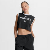 Los Angeles Dodgers Nike Women's Primetime Loose Dri-FIT Cropped Tank Top Discount